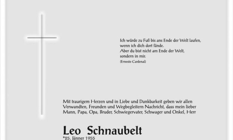 Leopold Schnaubelt, www.gitschtal.news